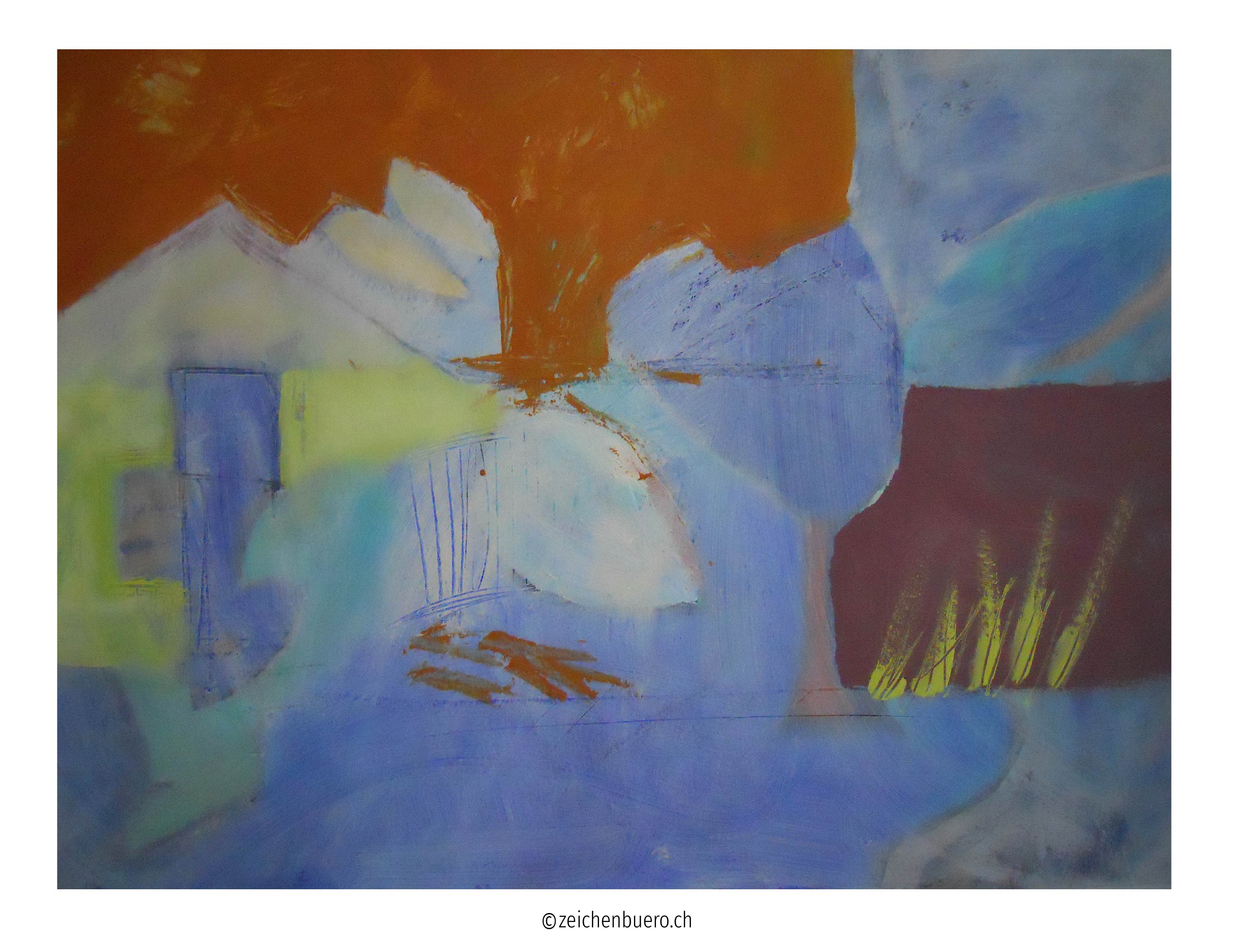 Weg an der Kirche vorbei